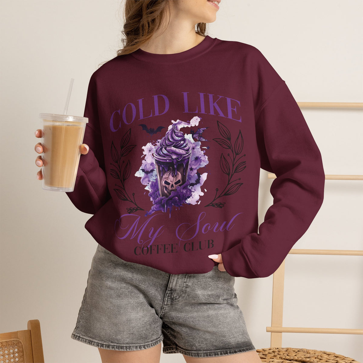 Unisex cold like my soul coffee club sweatshirt