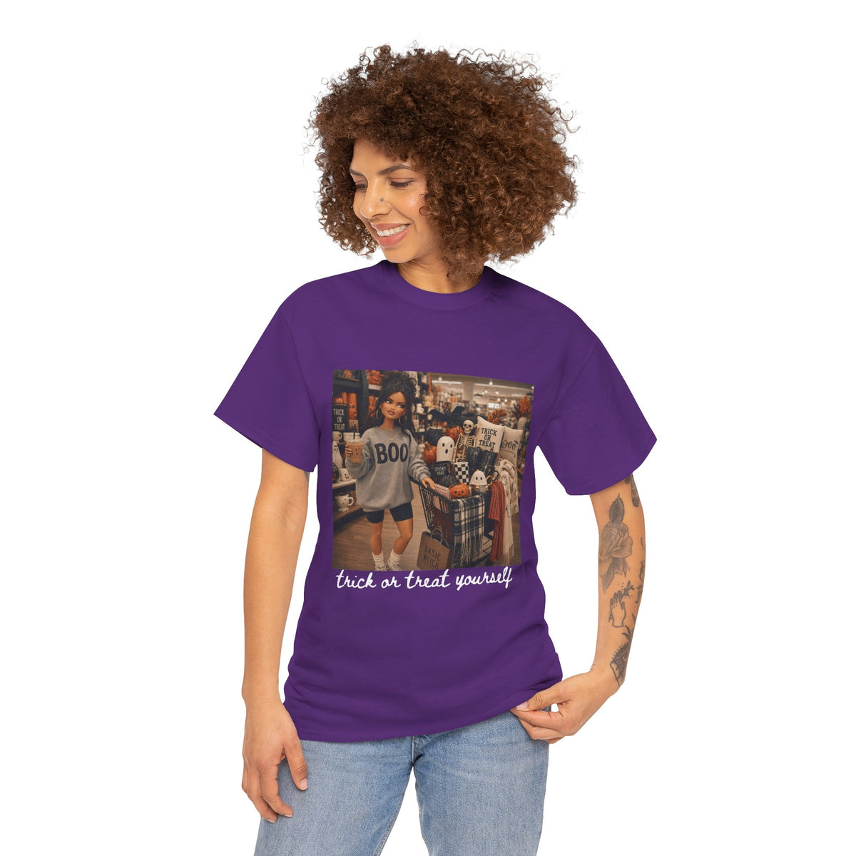 Unisex Halloween trick or treat yourself T-shirt