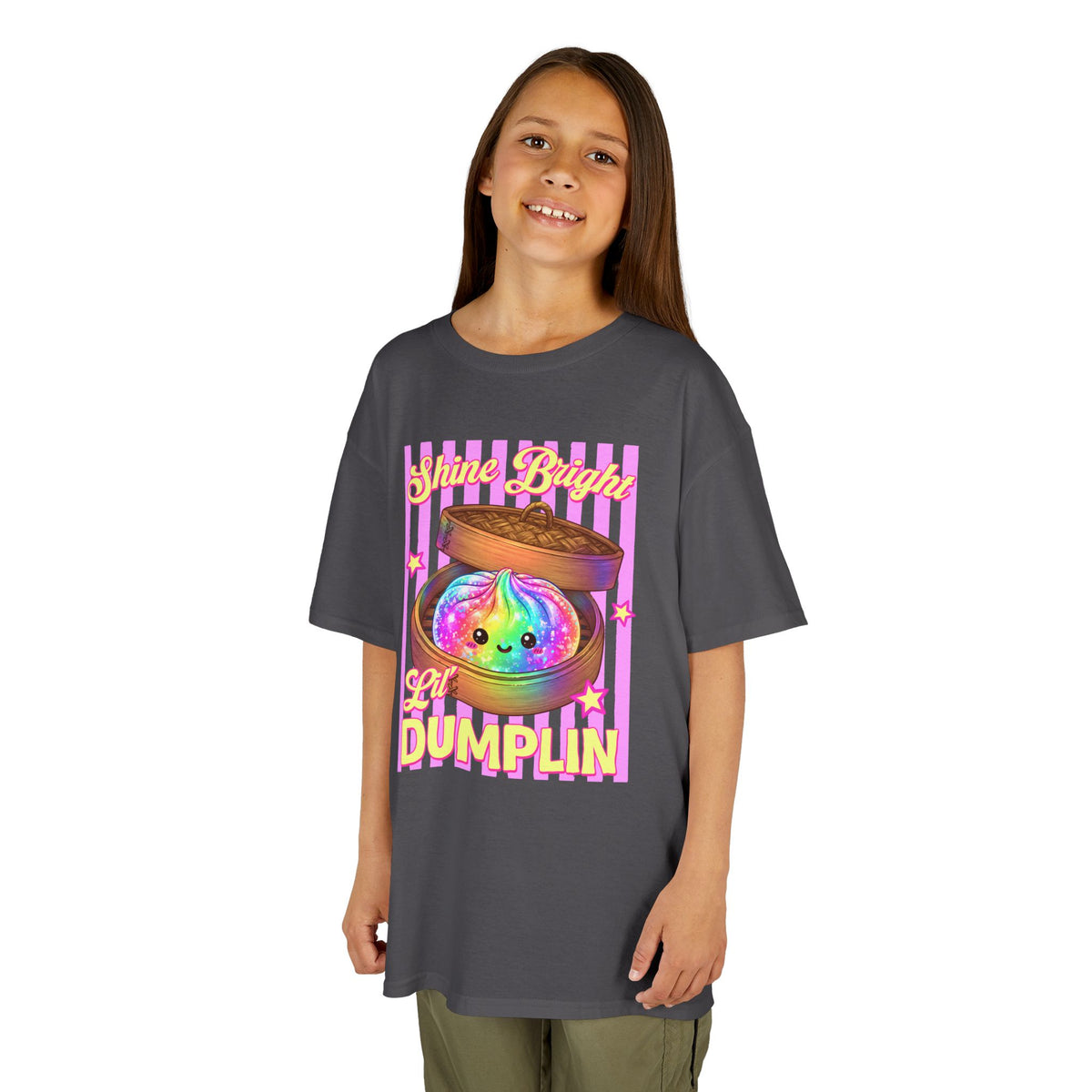 Kids shine bright lil dumplin T-shirt