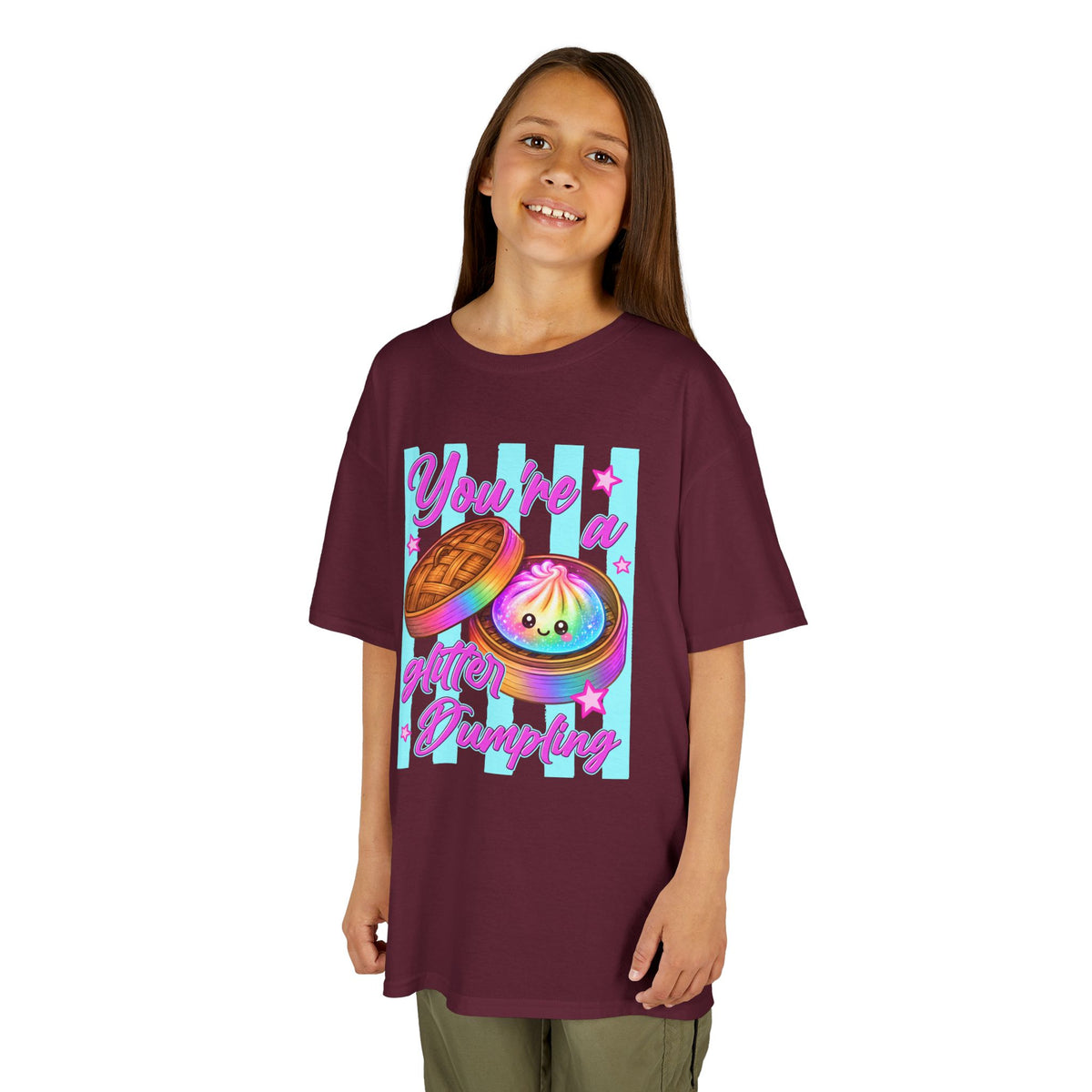 Kids you’re a glitter dumpling T-shirt
