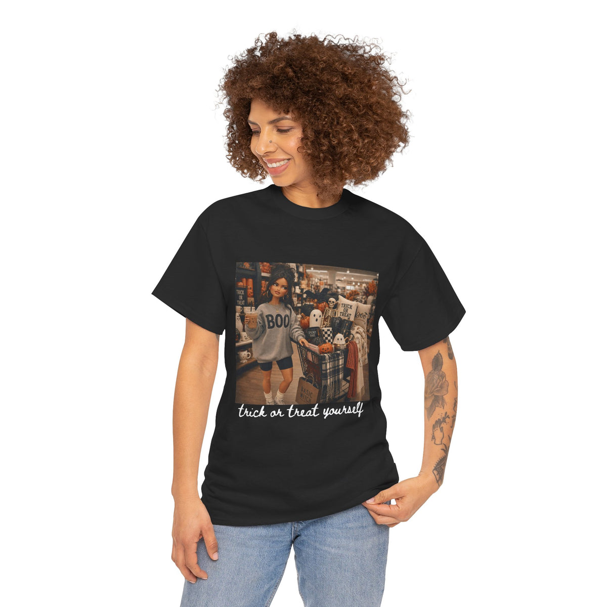 Unisex Halloween trick or treat yourself T-shirt