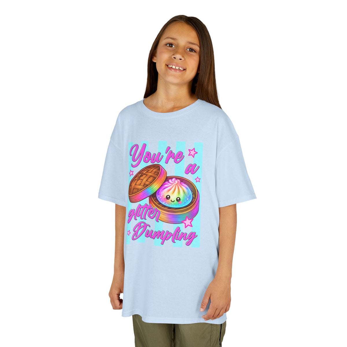 Kids you’re a glitter dumpling T-shirt
