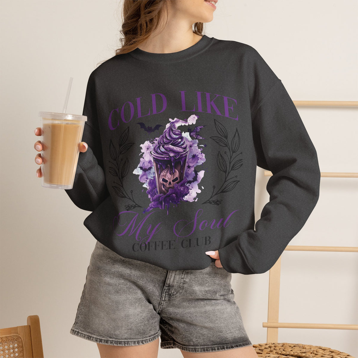 Unisex cold like my soul coffee club sweatshirt