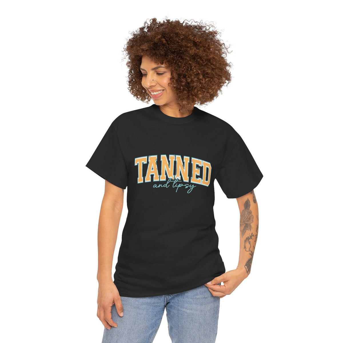 Unisex Tanned and Tipsy T-shirt