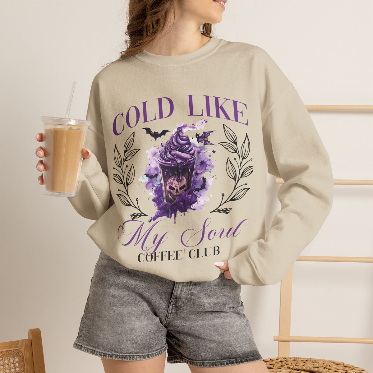 Unisex cold like my soul coffee club sweatshirt