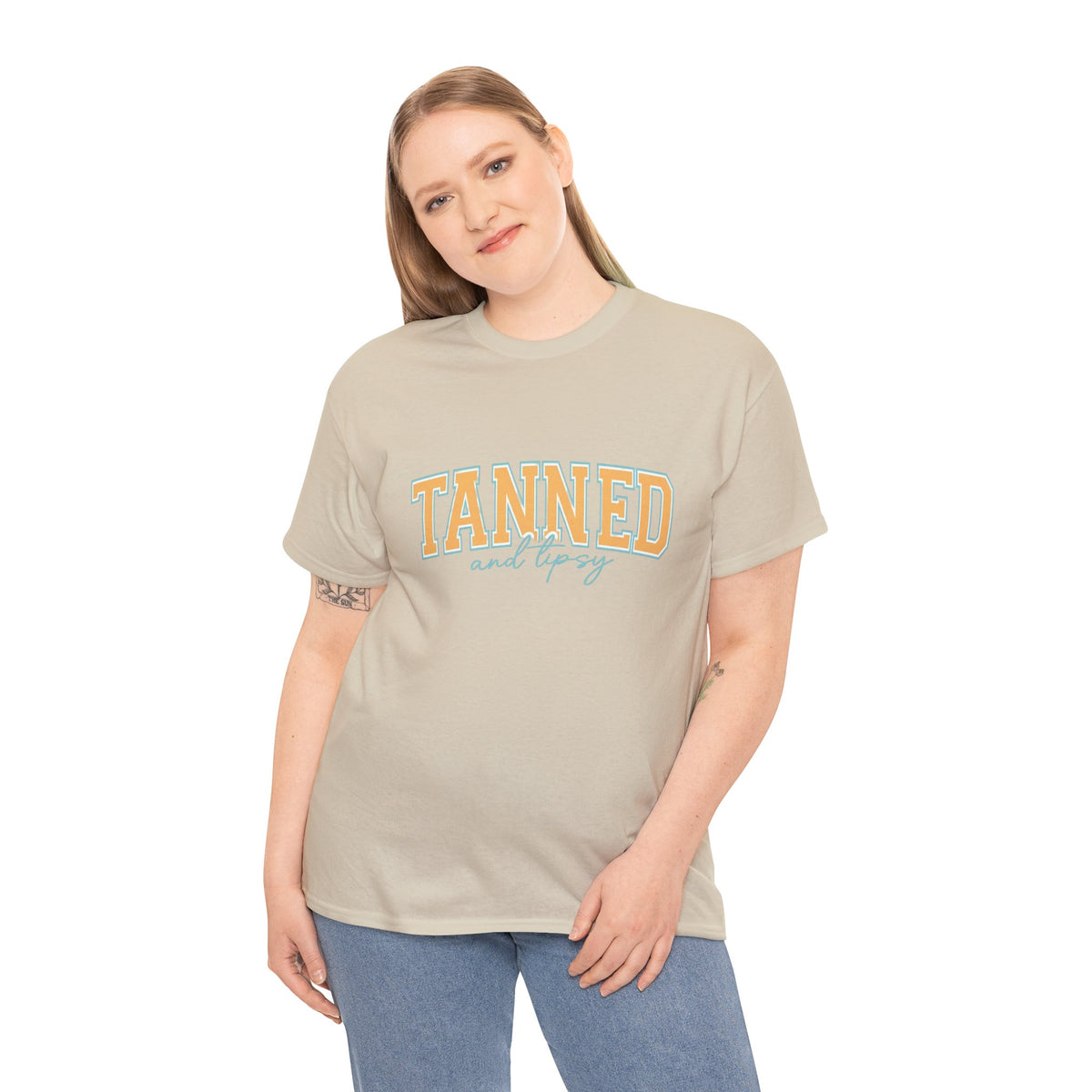 Unisex Tanned and Tipsy T-shirt