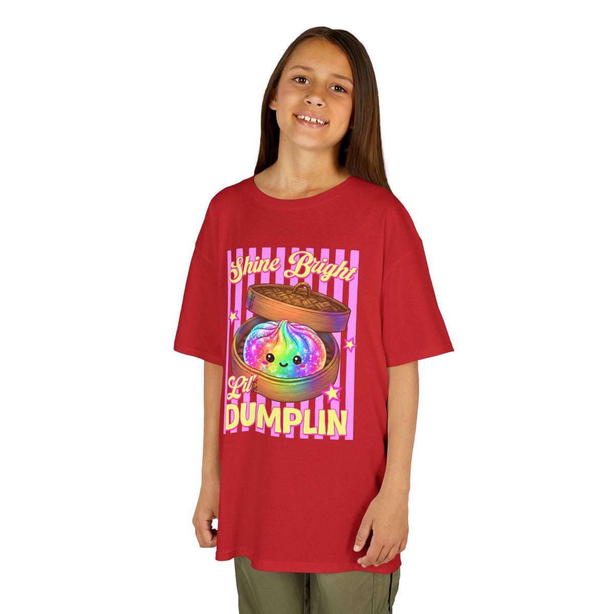 Kids shine bright lil dumplin T-shirt