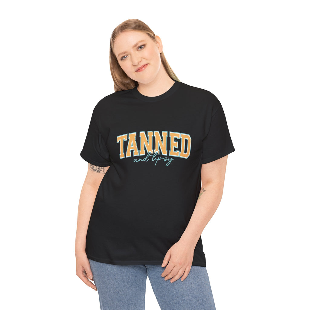 Unisex Tanned and Tipsy T-shirt