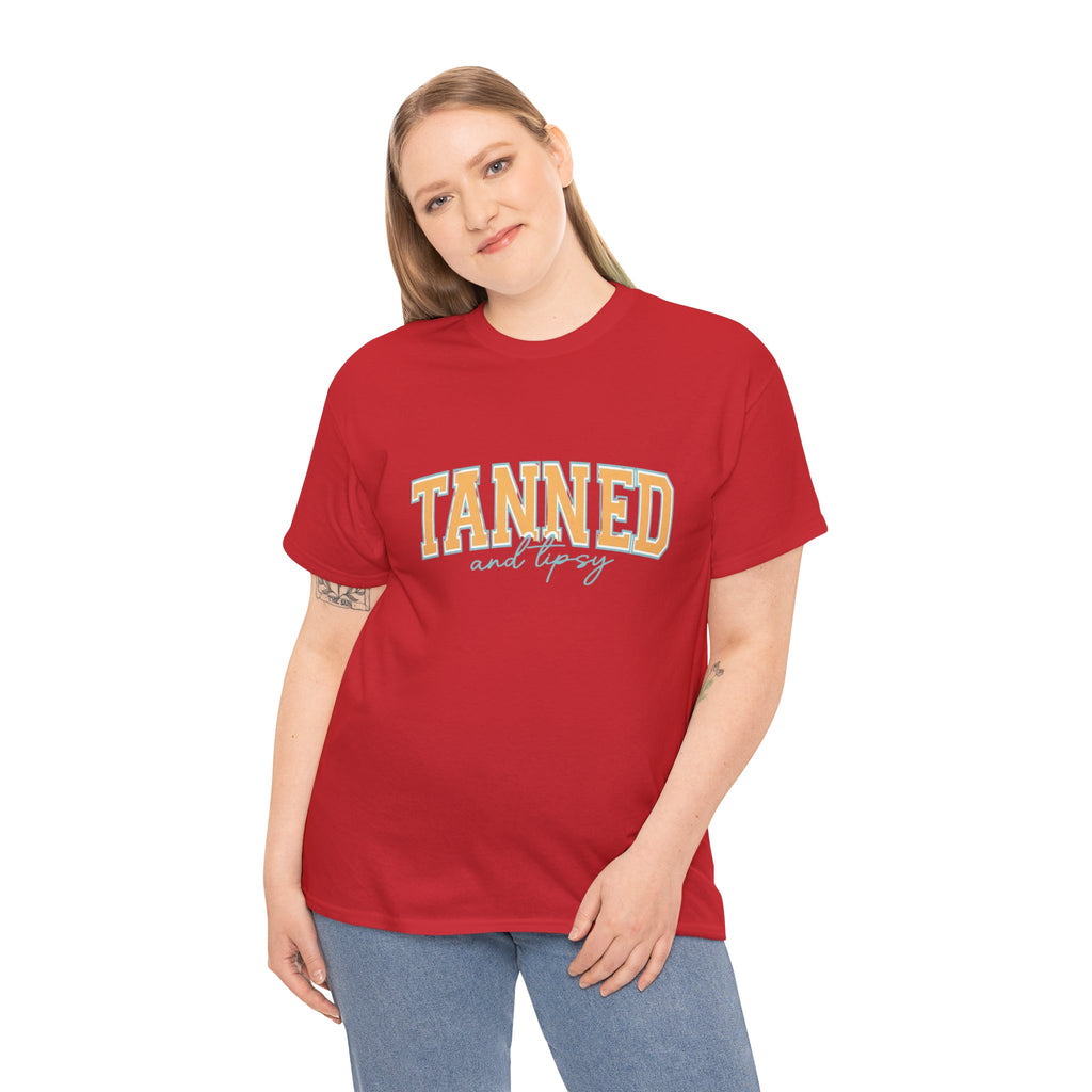Unisex Tanned and Tipsy T-shirt