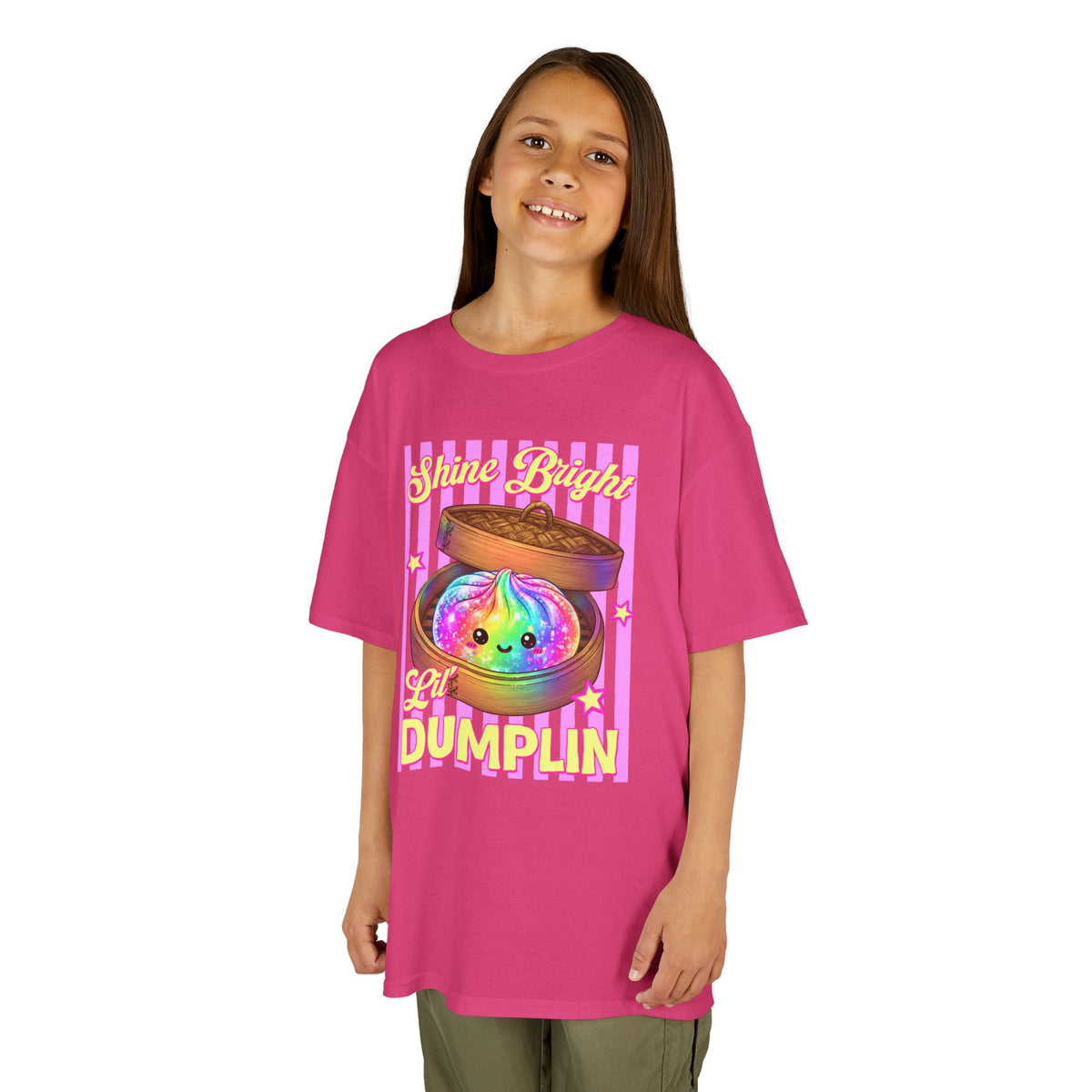 Kids shine bright lil dumplin T-shirt