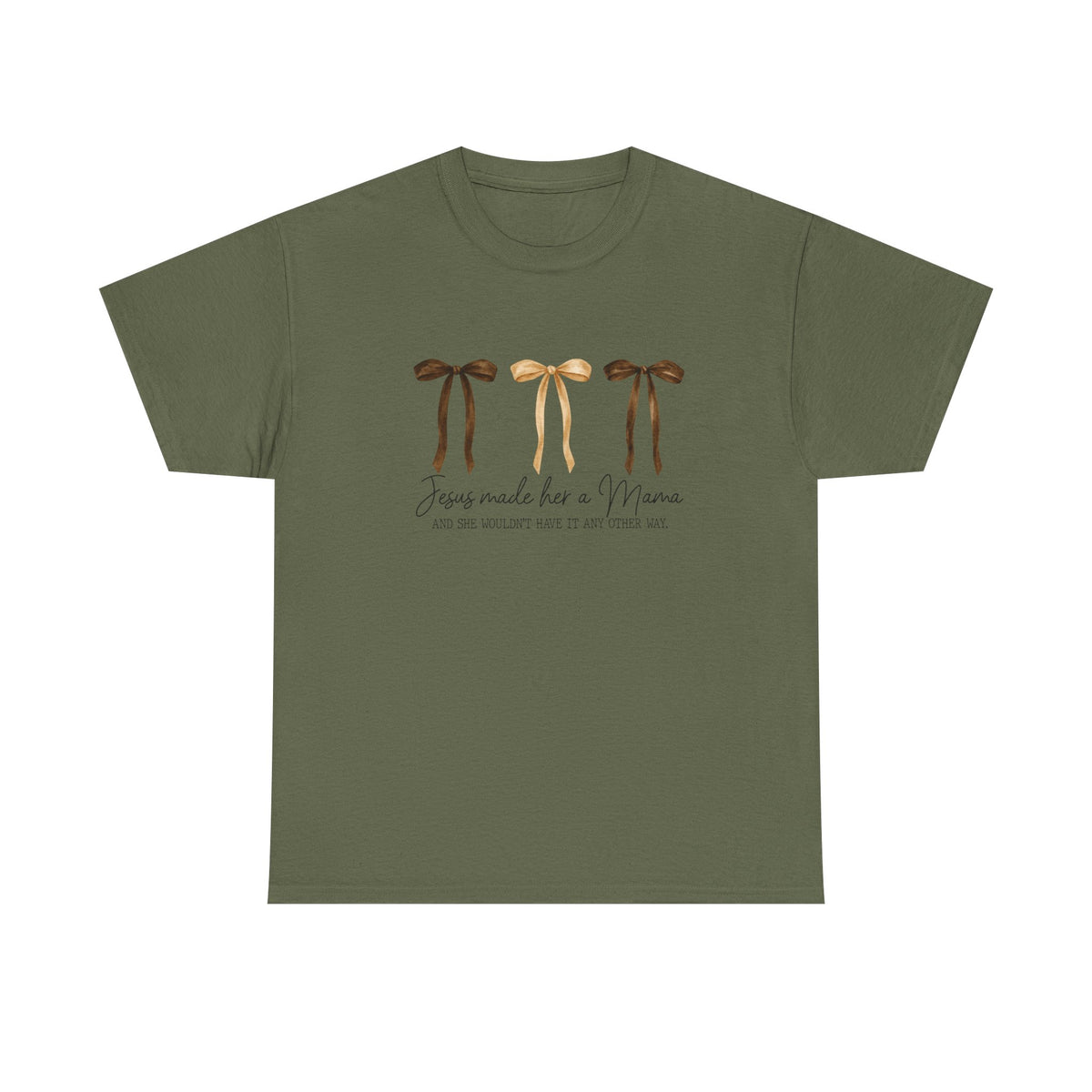 Unisex Jesus made her a Mama T-shirt