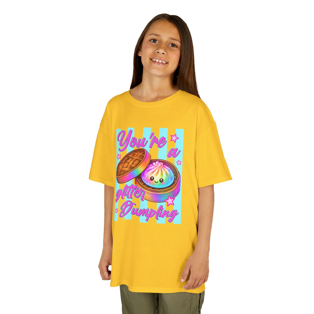 Kids you’re a glitter dumpling T-shirt