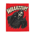 Funny halloween waaazzup blanket