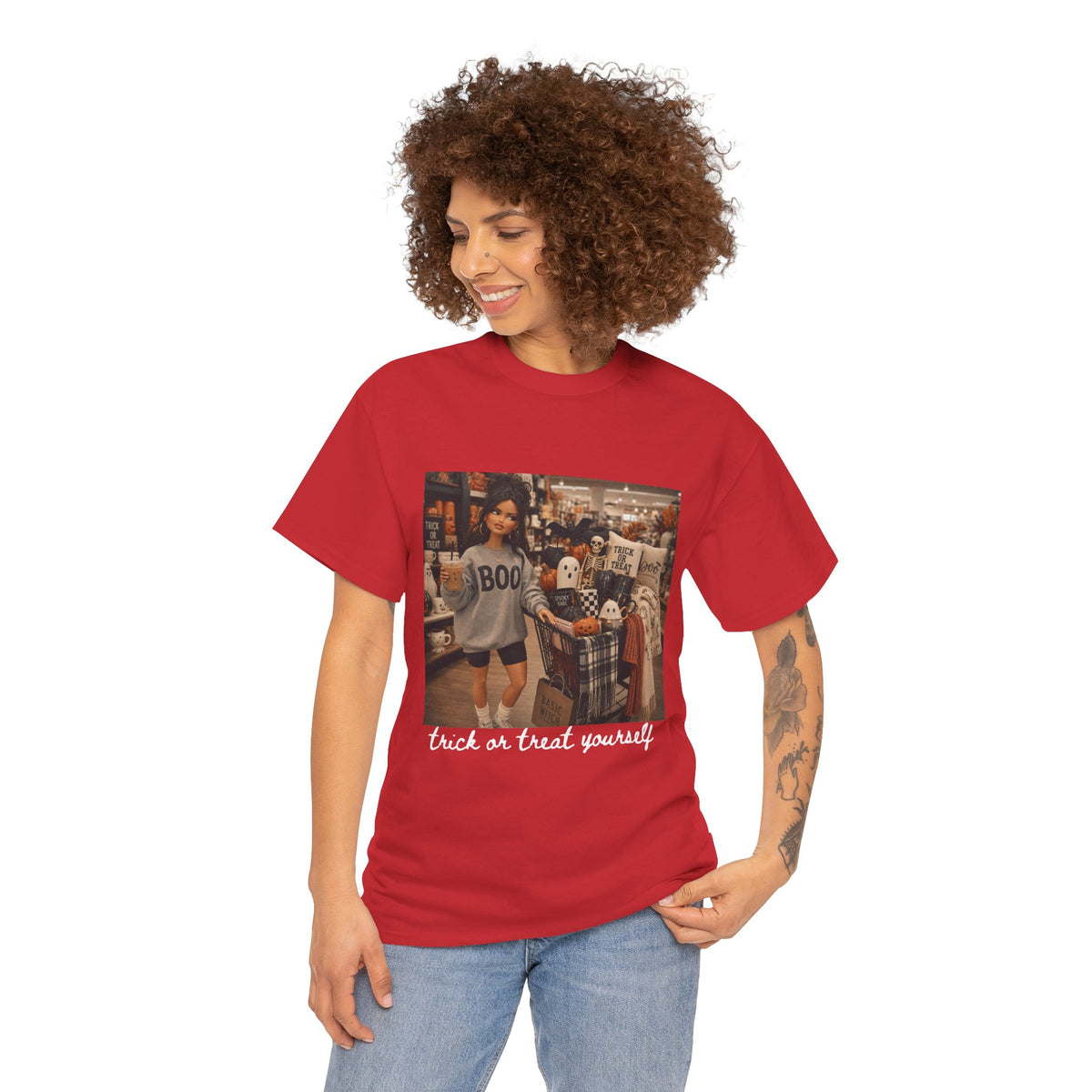 Unisex Halloween trick or treat yourself T-shirt
