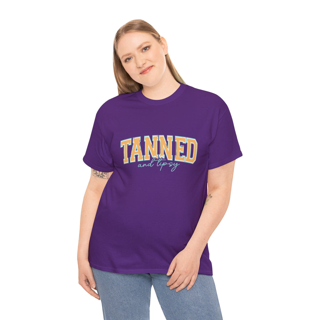 Unisex Tanned and Tipsy T-shirt