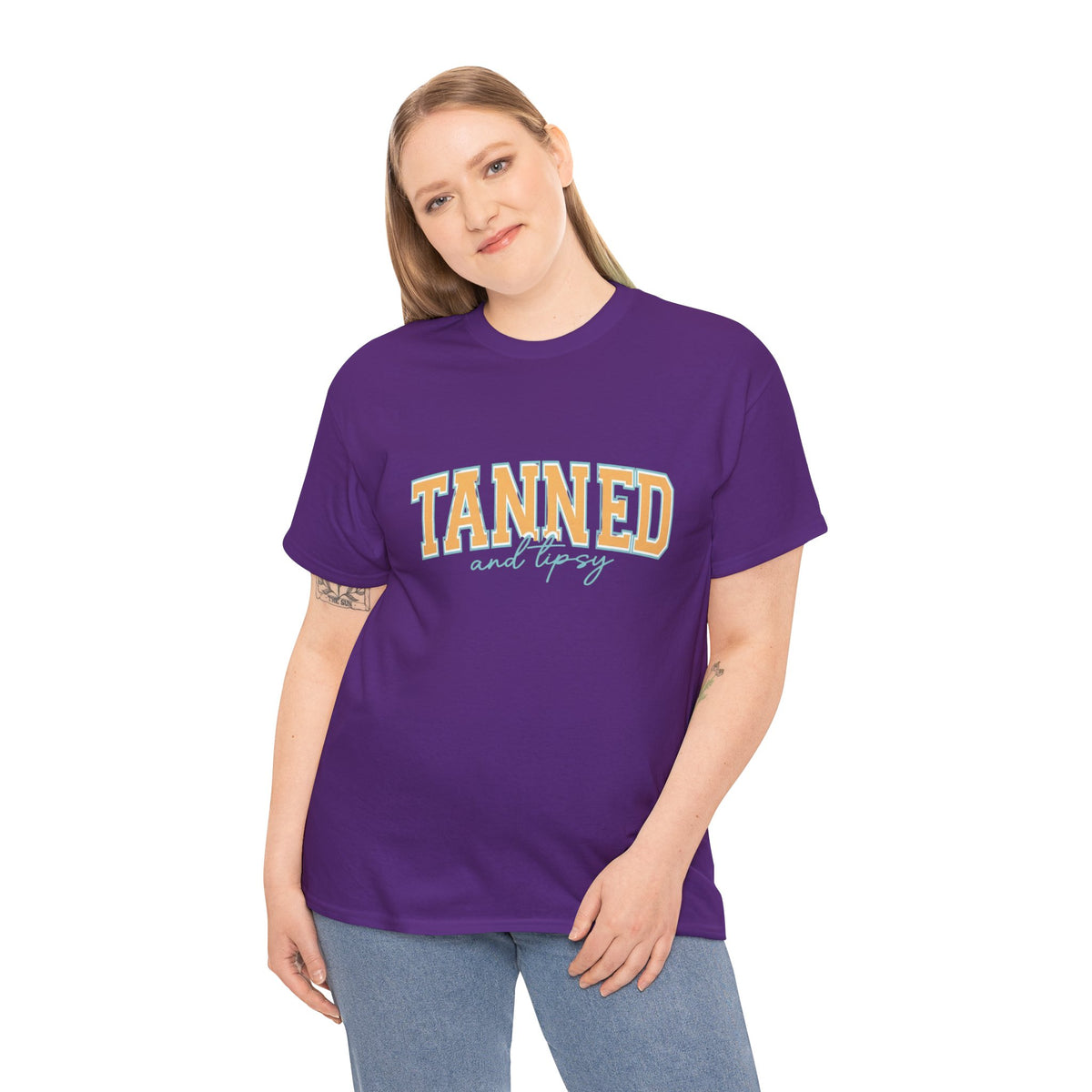 Unisex Tanned and Tipsy T-shirt