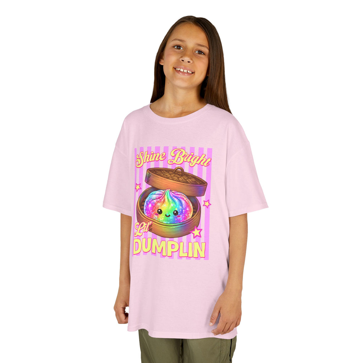 Kids shine bright lil dumplin T-shirt