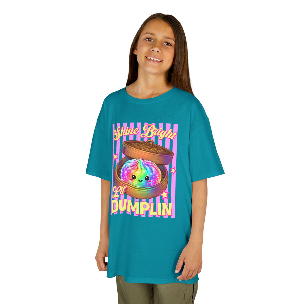 Kids shine bright lil dumplin T-shirt