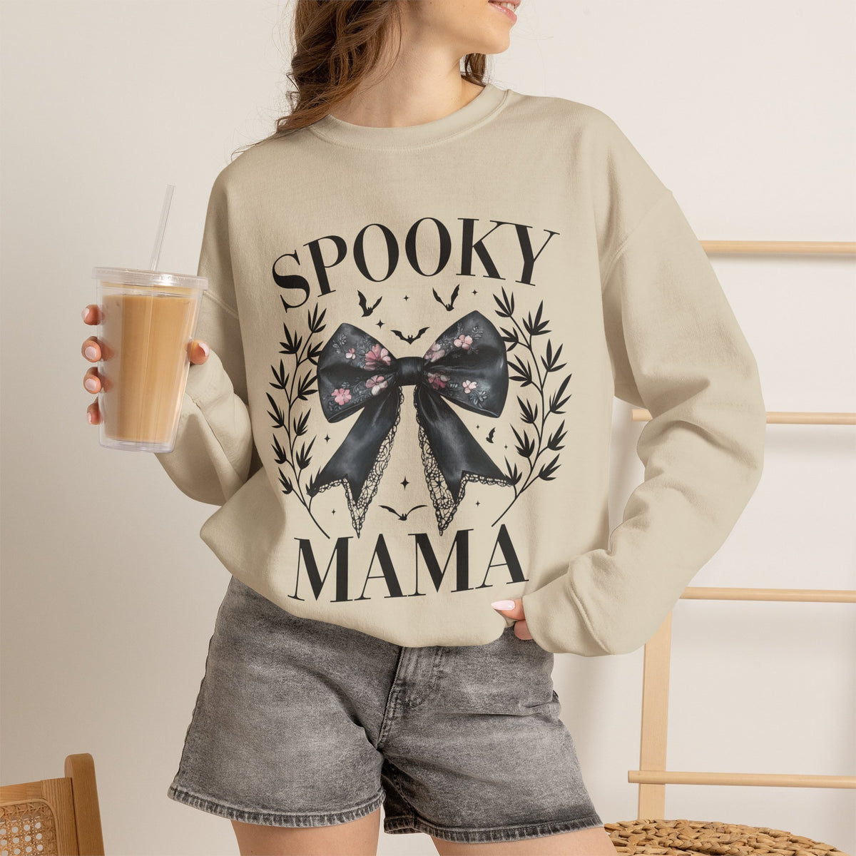 Unisex spooky mama sweatshirt