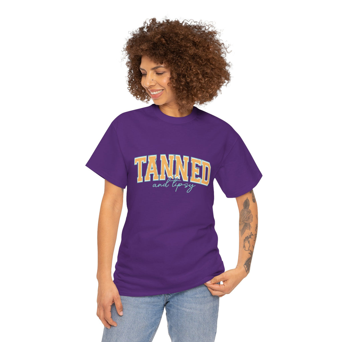 Unisex Tanned and Tipsy T-shirt