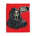 Funny Halloween hello Sidney blanket