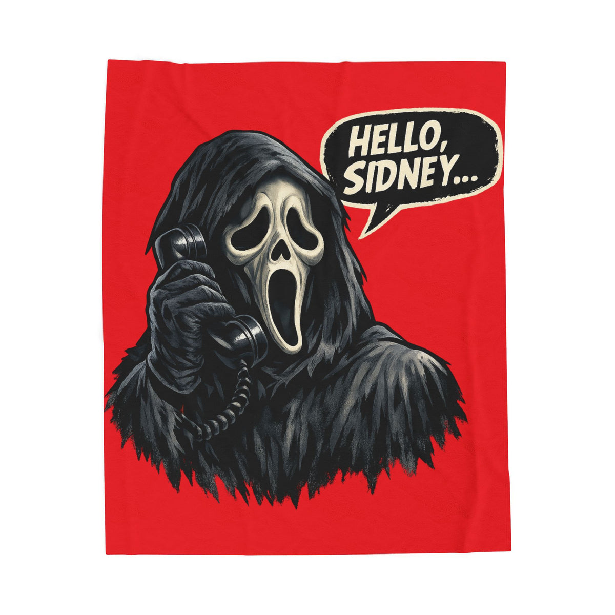 Funny Halloween hello Sidney blanket