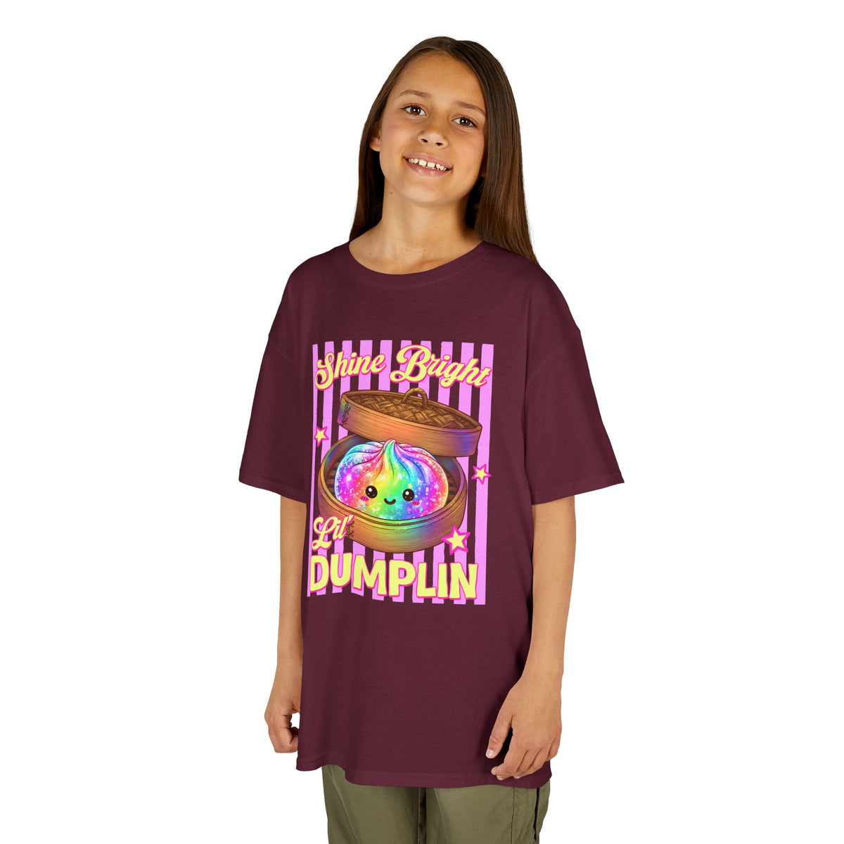 Kids shine bright lil dumplin T-shirt