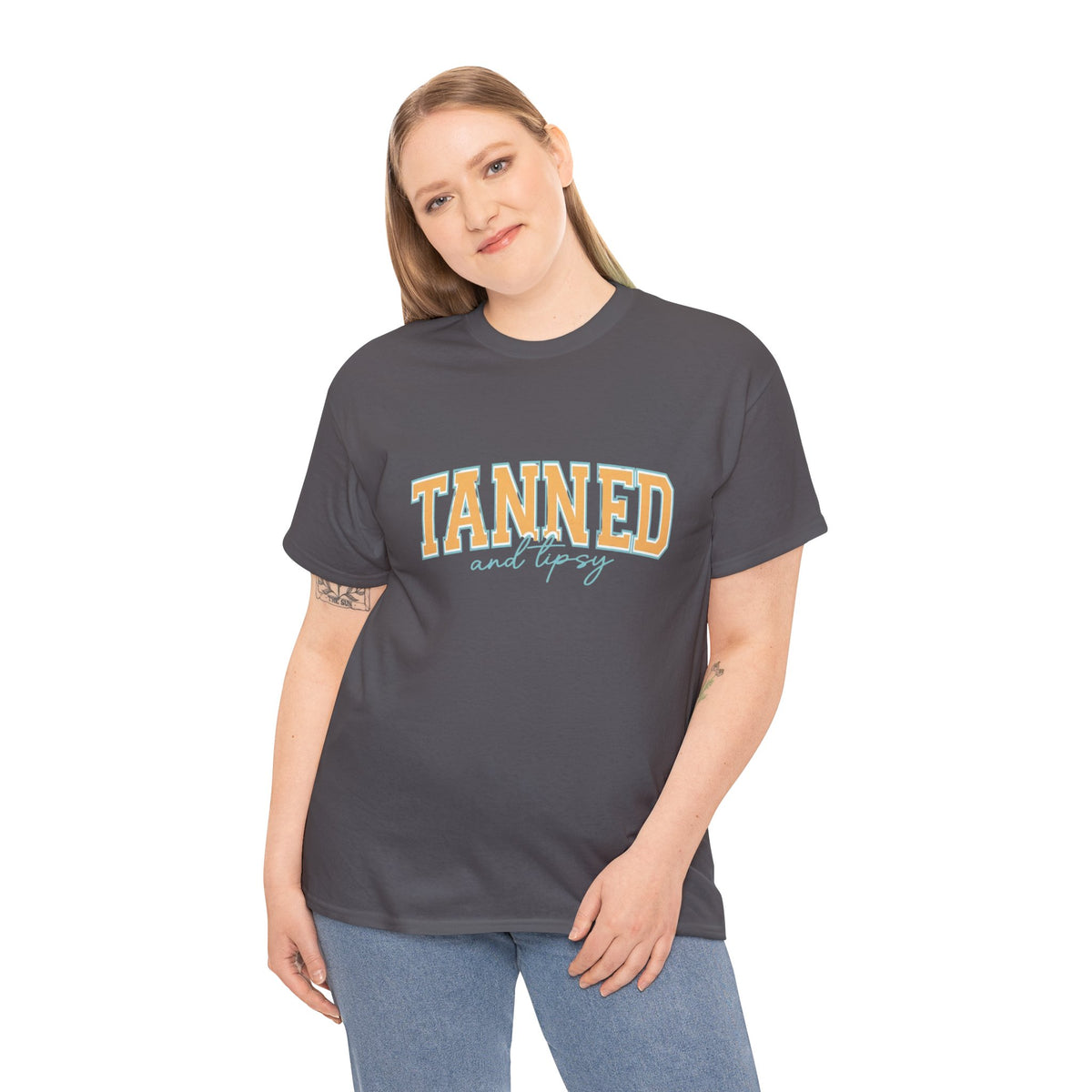 Unisex Tanned and Tipsy T-shirt
