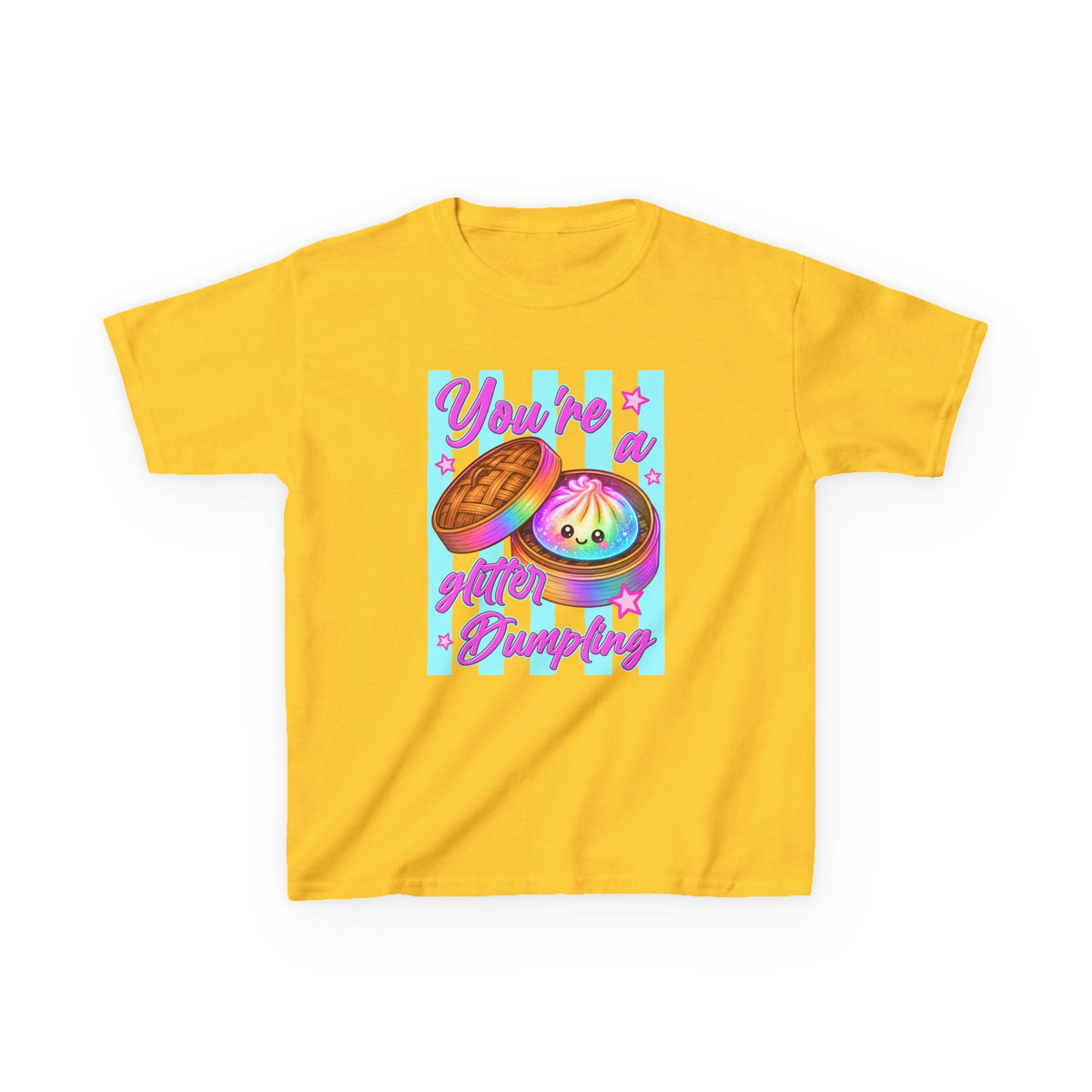Kids you’re a glitter dumpling T-shirt
