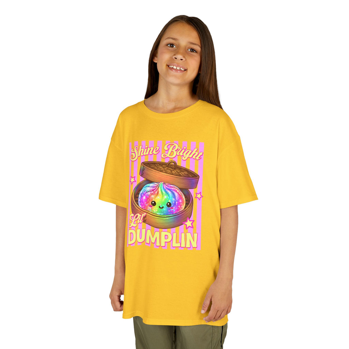 Kids shine bright lil dumplin T-shirt