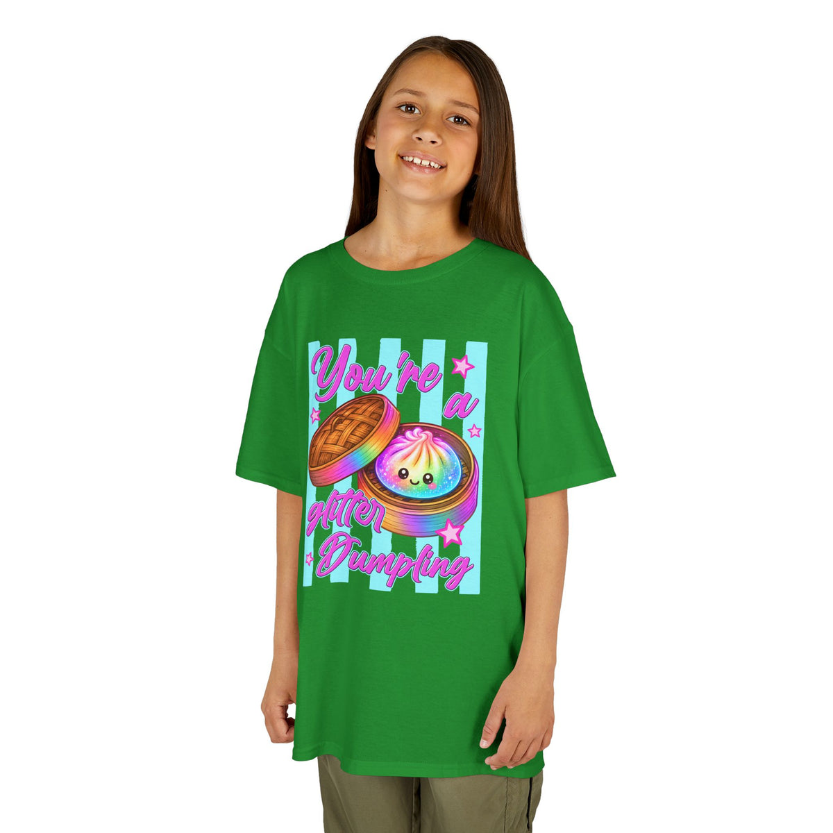 Kids you’re a glitter dumpling T-shirt