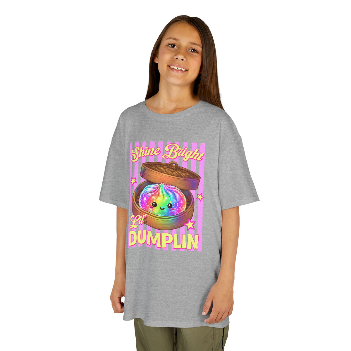 Kids shine bright lil dumplin T-shirt