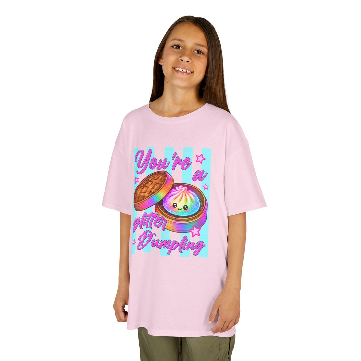 Kids you’re a glitter dumpling T-shirt