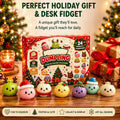 New Christmas Squishies Advent Calendar 24 Days Countdown Adviento Navidad Dumpling Squishy Slow Rising Squeeze Home Decor Gift