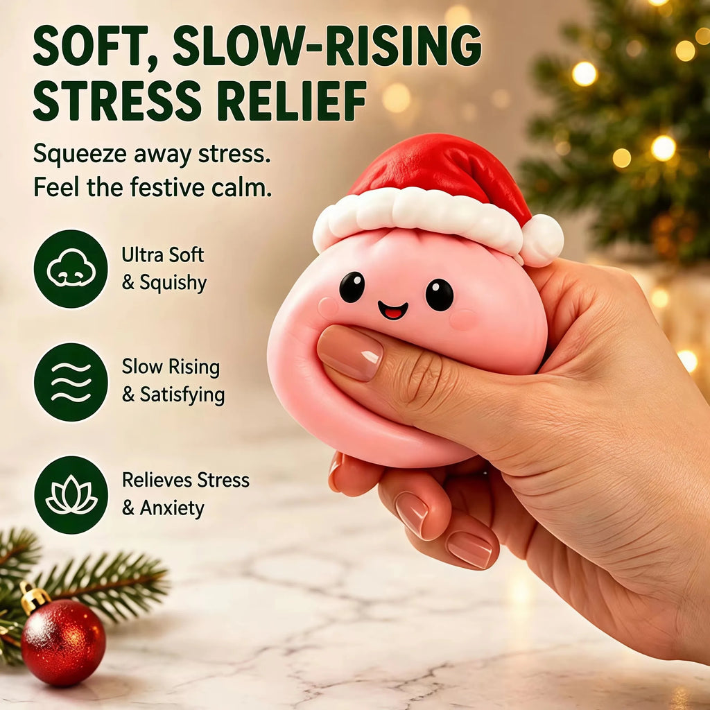 New Christmas Squishies Advent Calendar 24 Days Countdown Adviento Navidad Dumpling Squishy Slow Rising Squeeze Home Decor Gift